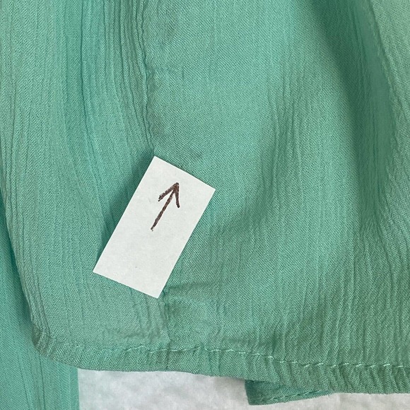 VIX Paula Hermanny Solid Emily Caftan Aqua Women’s size S‎ NWT MSRP $168 - Picture 7 of 9